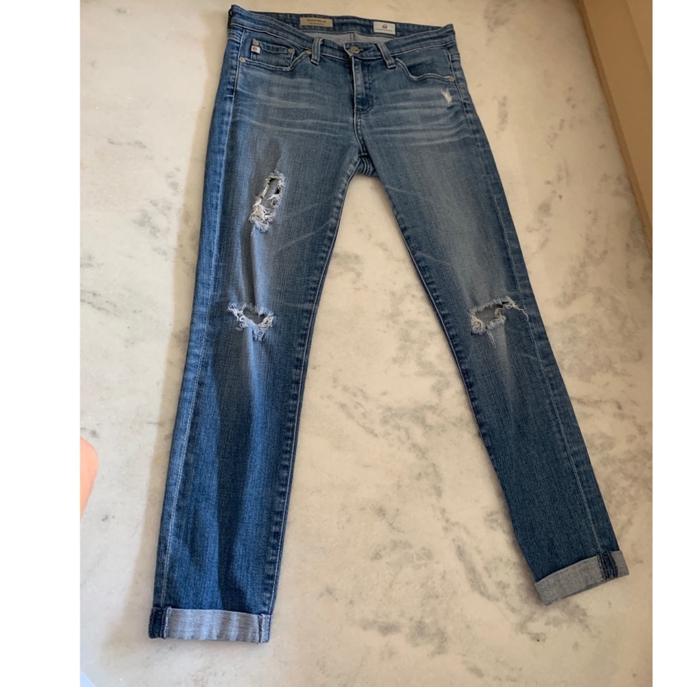 AG Jeans. The Still Roll-Up/Cigarette Roll-Up Jean